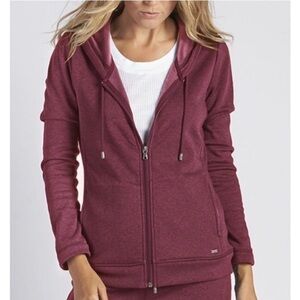 UGG Sarasee Hooded Zip Fleece Lined Sweatshirt